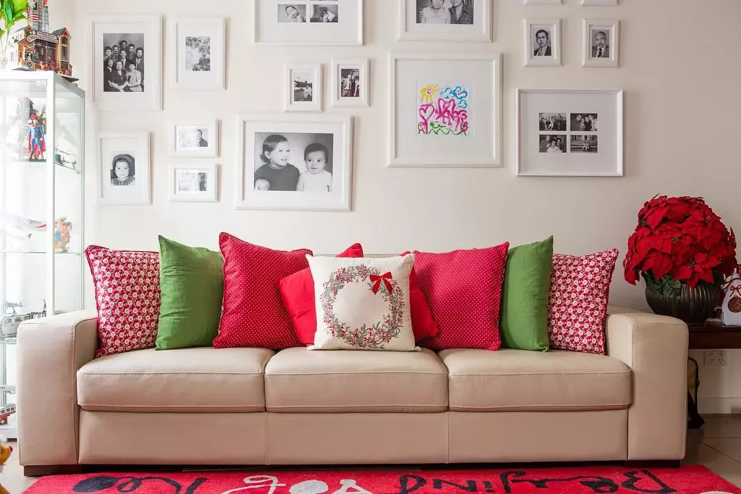 31 Creative Photo Wall Ideas to Transform Your Home 6 Mix in Some Artwork