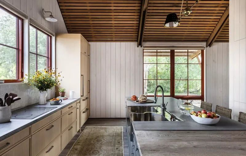 42 Stunning Kitchen Countertop Ideas to Transform Your Space Mixed Stone and Wood