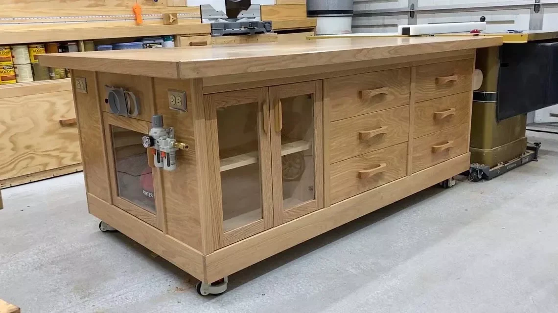 15 Brilliant Garage Workstation Ideas That Transform Your Space Mobile Workbench