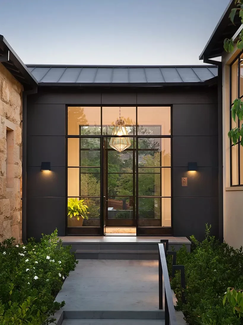 28 Stunning Porch Ceiling Designs That Will Transform Your Outdoor Space 4 Modern Black Porch Roof