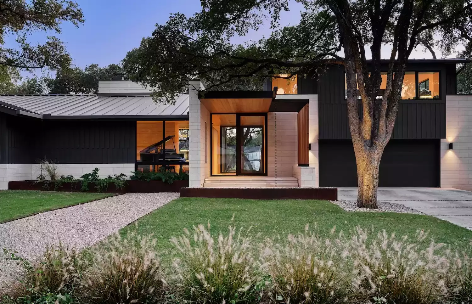 30 Front Walkway Ideas That Will Transform Your Home's First Impression Modern Front Walkway