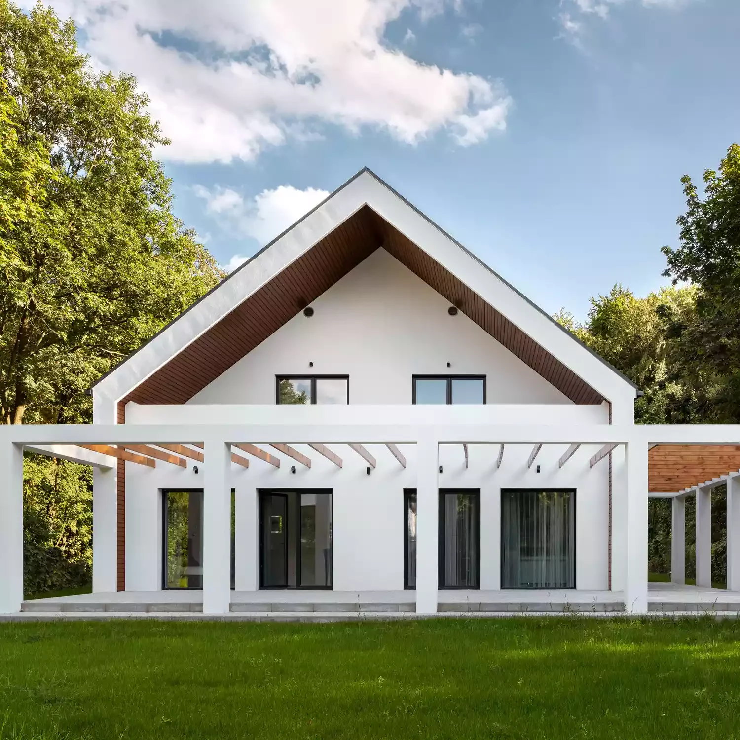 27 Stunning Porch Ceiling Designs That Will Transform Your Outdoor Space 17 Modern Pergola Roof