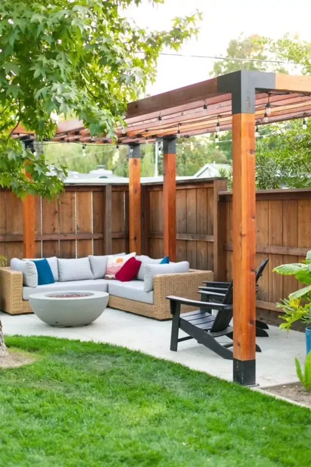 26 Creative DIY Backyard Shade Solutions on a Budget 2 Modern Pergola