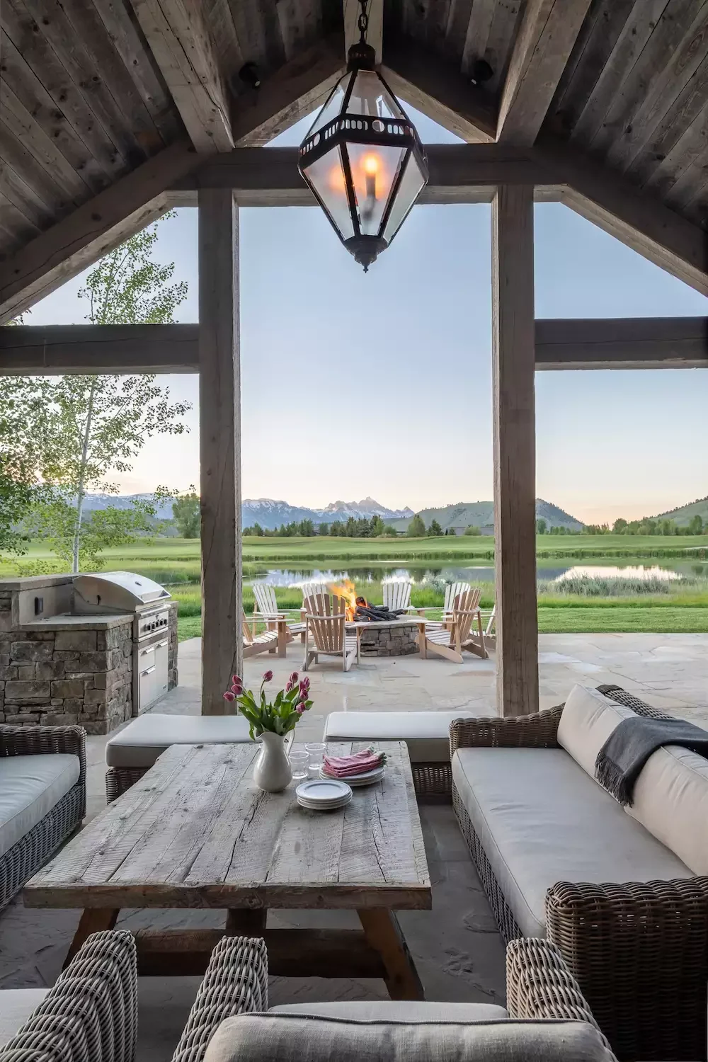 Modern Rustic Patio