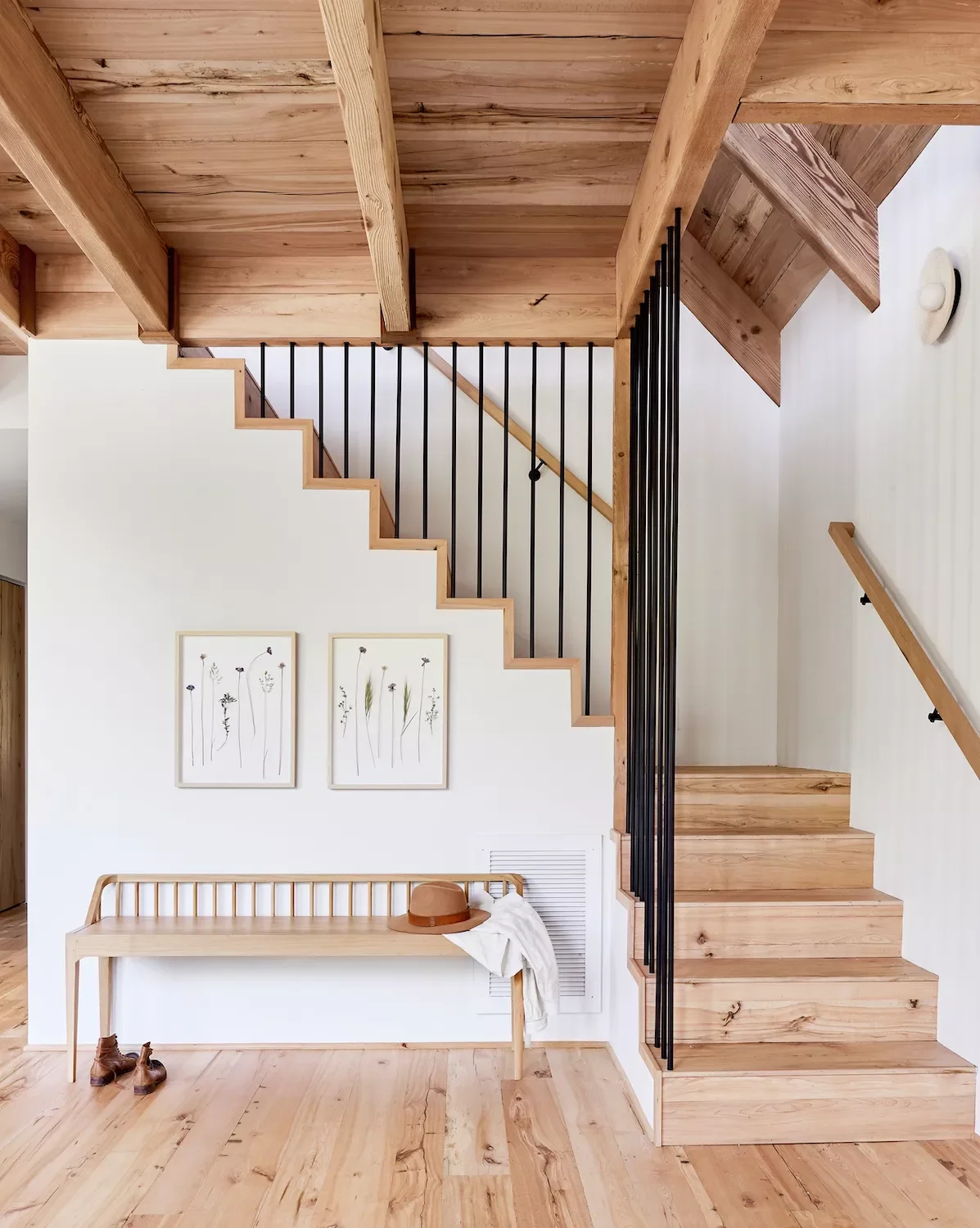 26 Contemporary Staircase Designs That Will Transform Your Home's Style 21 Modern Rustic Staircase