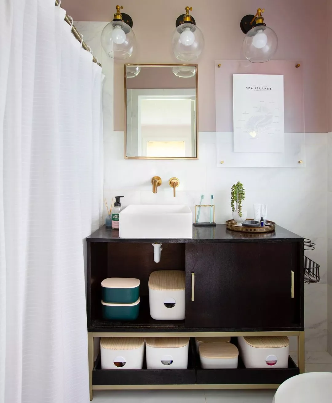 74 Amazing Bathroom Decorating Ideas That Will Transform Your Space 59 Modern Storage Bins