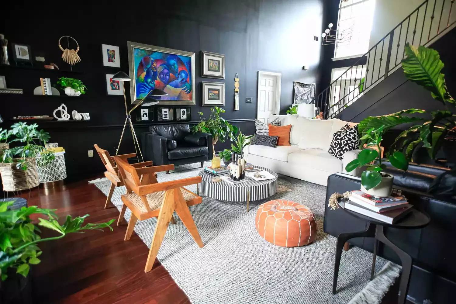22 Creative Wall Painting Ideas to Transform Every Room in Your Home 3 Moody Black Walls