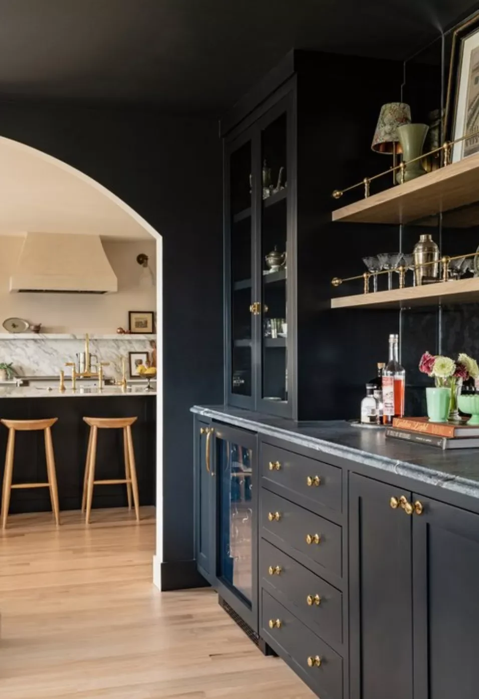 43 Butler's Pantry Ideas That Transform Your Kitchen Storage Into Stylish Function Moody Butler's Pantry