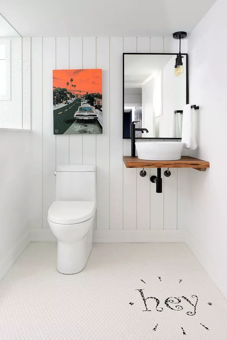 53 Modern Bathroom Ideas That Will Transform Your Space 8 Mosaic Tile Words