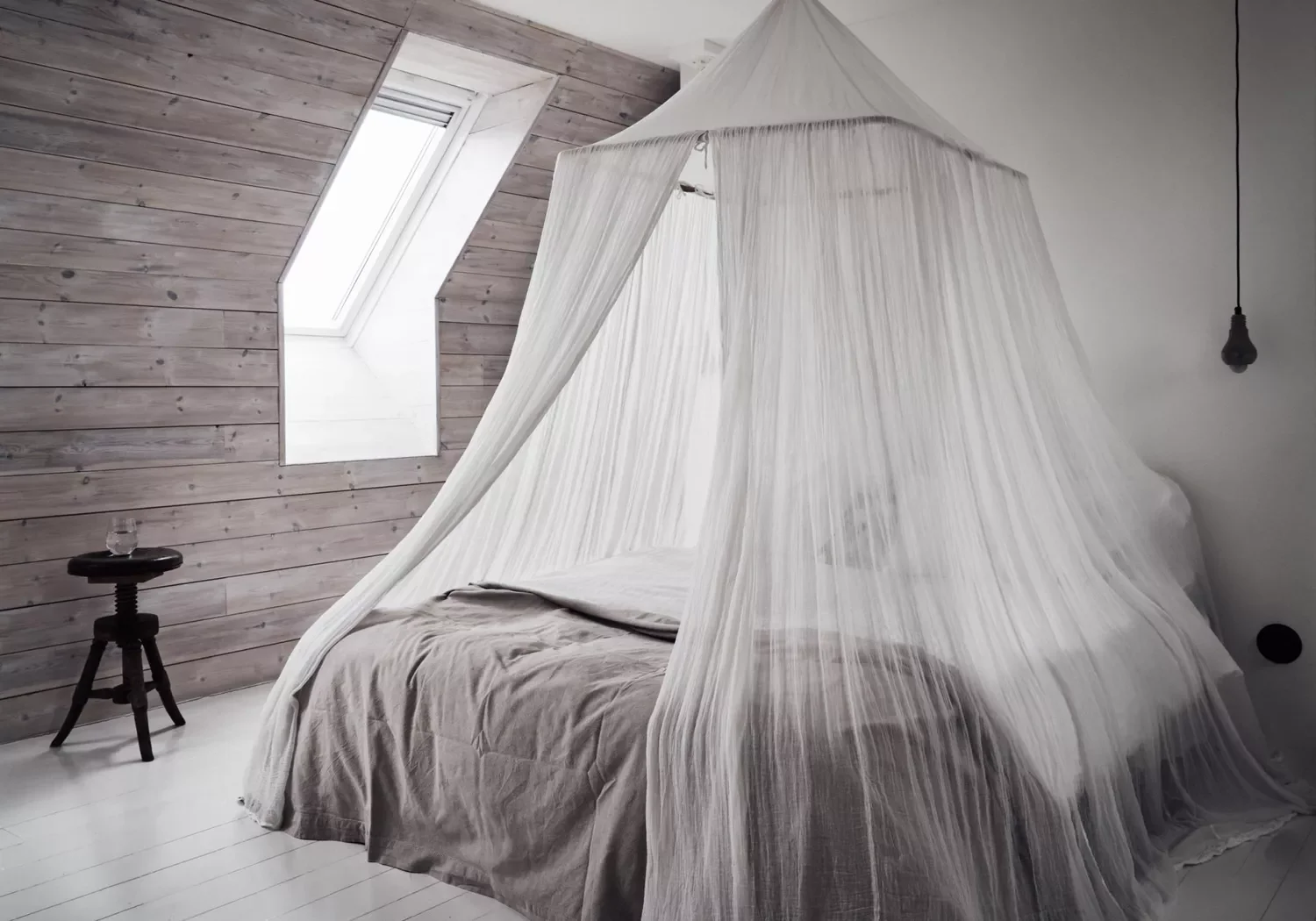 37 Stunning Canopy Bed Ideas to Transform Your Bedroom 6 Mosquito Net Canopy Bed