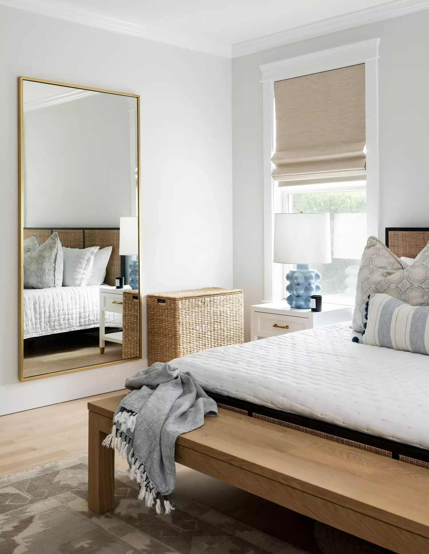 16 Beautiful Bedroom Mirror Ideas That Will Transform Your Space 7 Mount a Full Length Mirror on the Wall