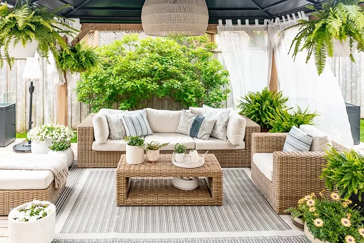 67 Stunning Patio Design Ideas That Will Transform Your Outdoor Living Space 64 Mount a Gazebo
