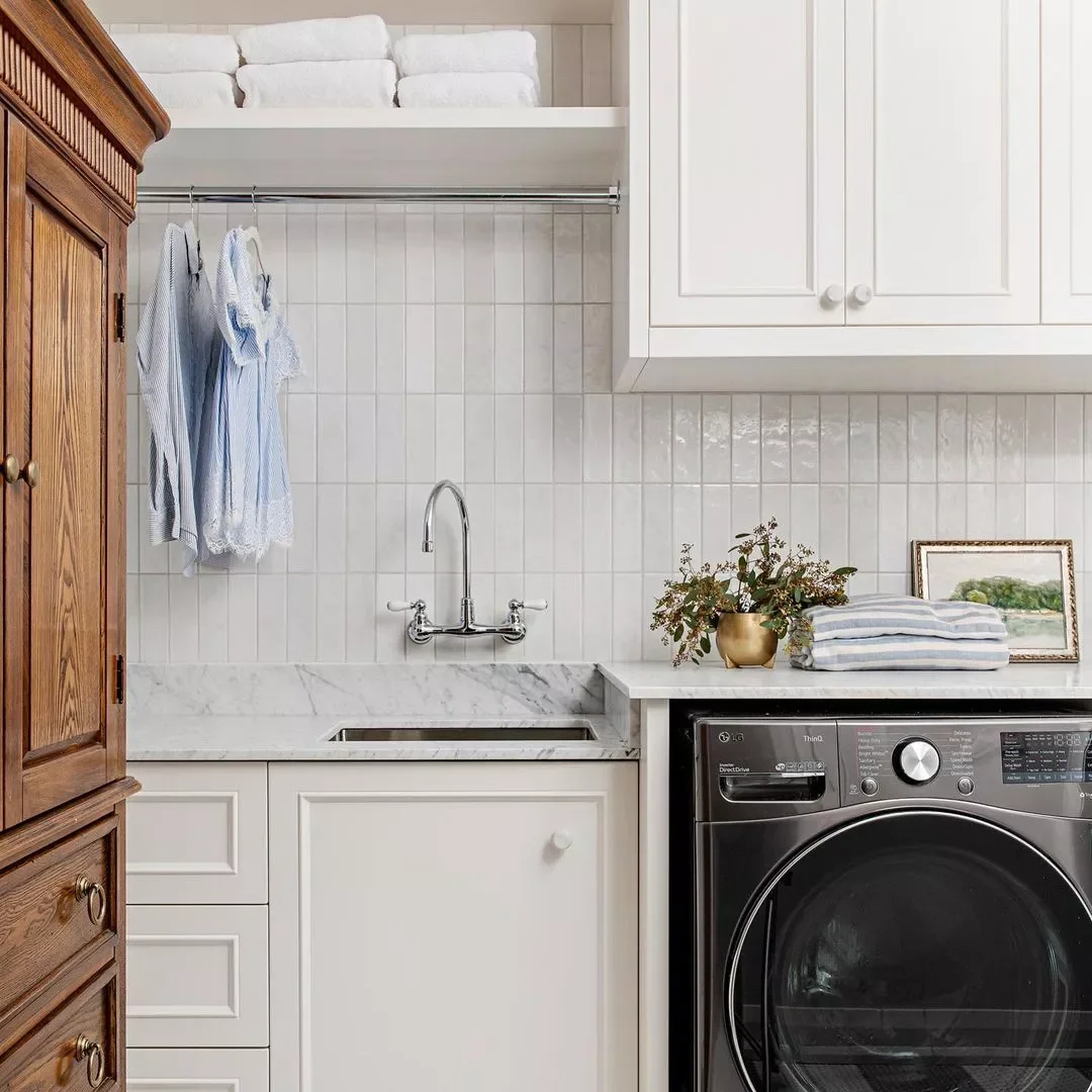 13 Stunning Laundry Room Sink Ideas That Will Transform Your Space Mount the Faucet