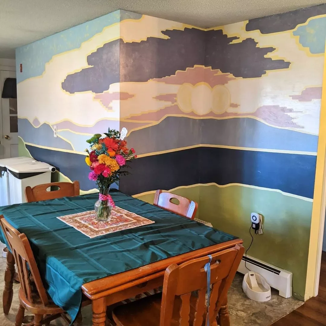 29 Creative Wall Mural Ideas That Will Transform Your Home 21 Mountain Region DIY Mural