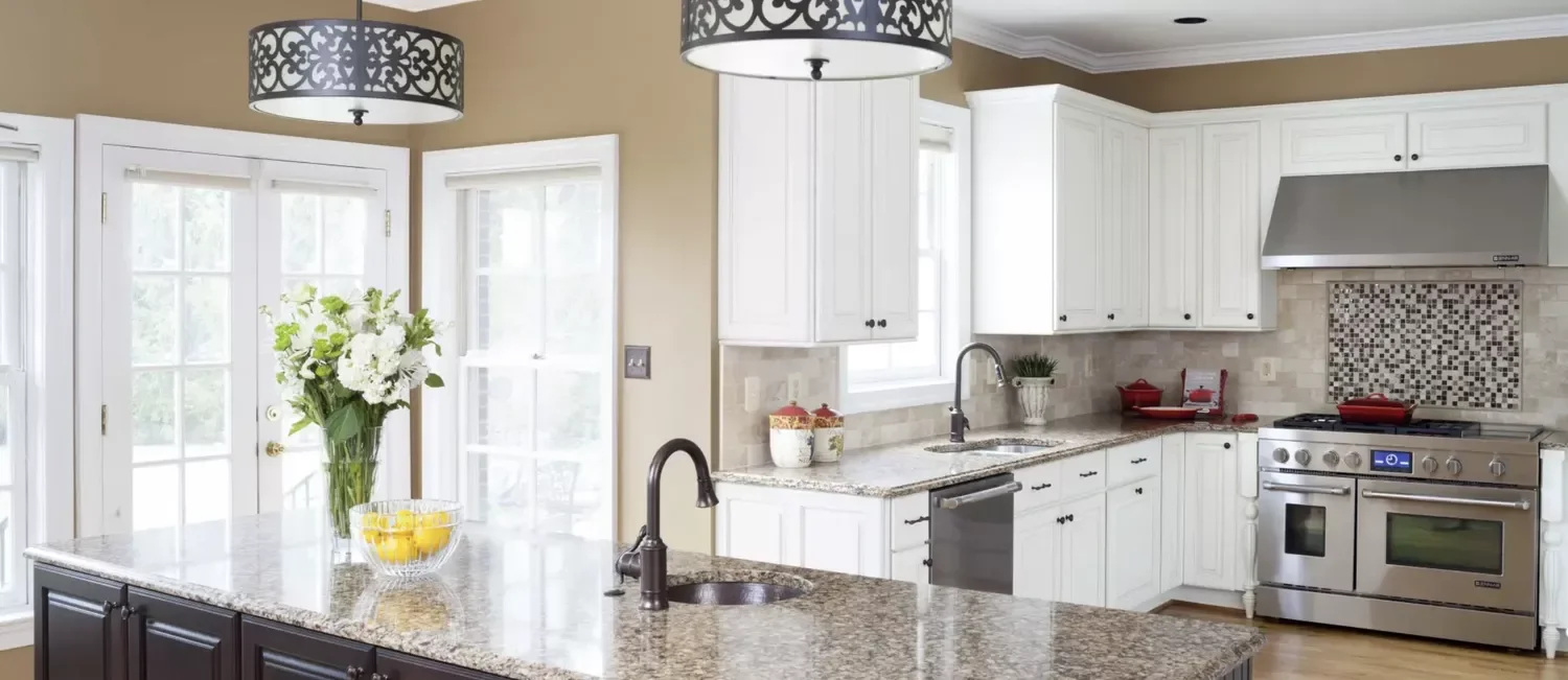 37 Stunning Backsplash Ideas That Make White Cabinets and Granite Countertops Shine Multicolored Backsplash