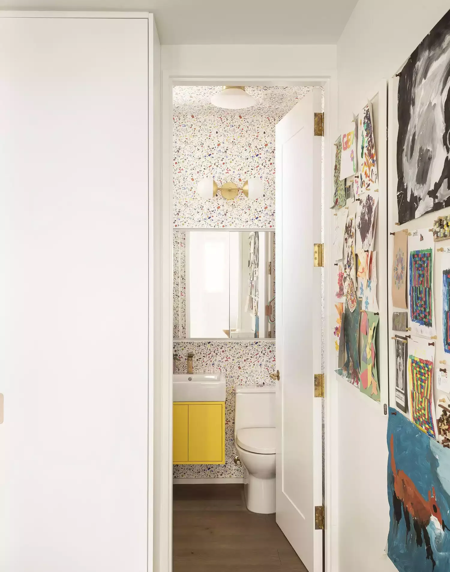 39 Stunning Bathroom Wallpaper Ideas That Will Transform Your Space 20 Multicolored Wallpaper