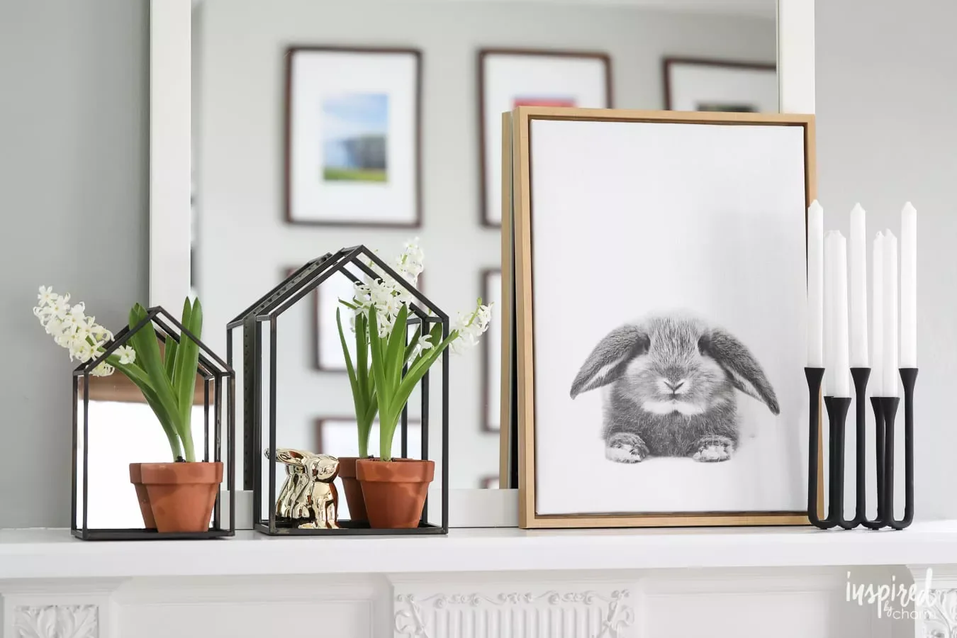 30 Beautiful Spring Mantel Ideas That Will Transform Your Living Space 2 Multiplying Rabbits