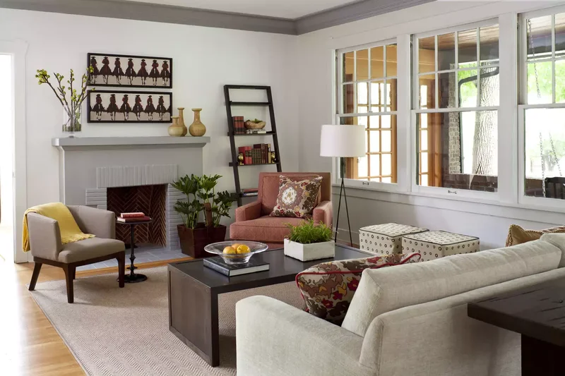 32 Living Room Mantle Decor Ideas That Add Style and Warmth 24 Muted Tones and Abstract Art