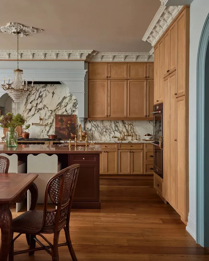 64 Stunning Kitchen Cabinet Ideas to Transform Your Space Natural Wood Cabinets