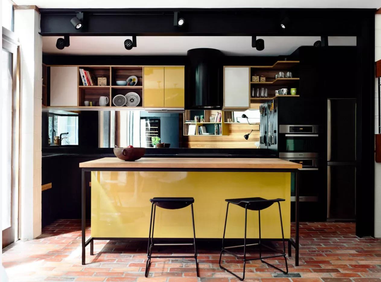 39 Modern Kitchen Design Ideas That Transform Your Home Natural Wood and Sleek Glossy Features