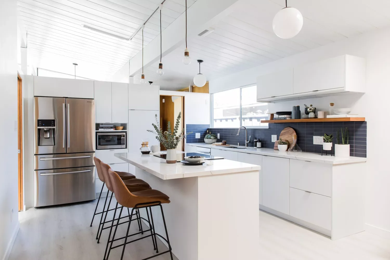 Navy Blue Subway Tile