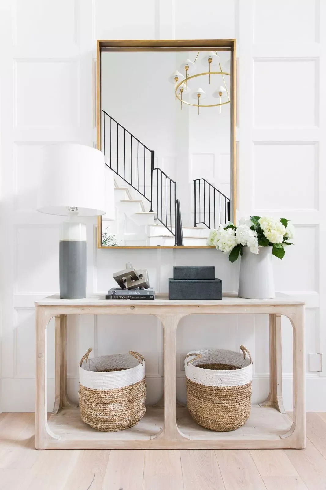 22 Breathtaking Entryway Designs That Create Stunning First Impressions 19 Neutral Entryway Filled With Natural Materials