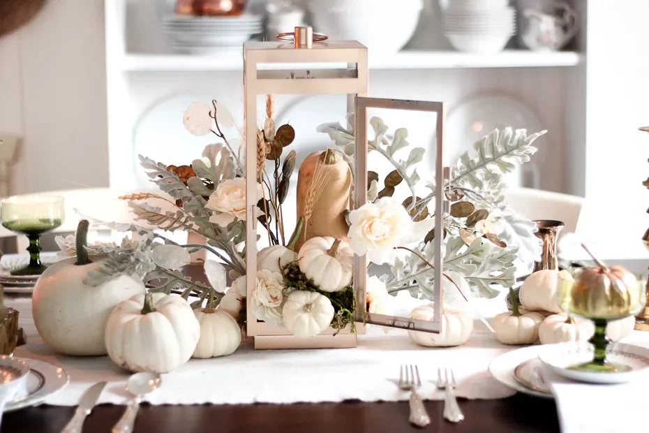62 Stunning Thanksgiving Table Ideas That Will Wow Your Guests 59 Neutral Thanksgiving Display