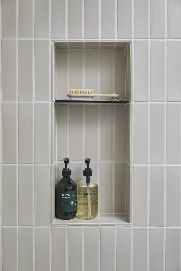 28 Stylish Shower Niche Ideas That'll Transform Your Bathroom Storage 21 Niche With Glass Shelf