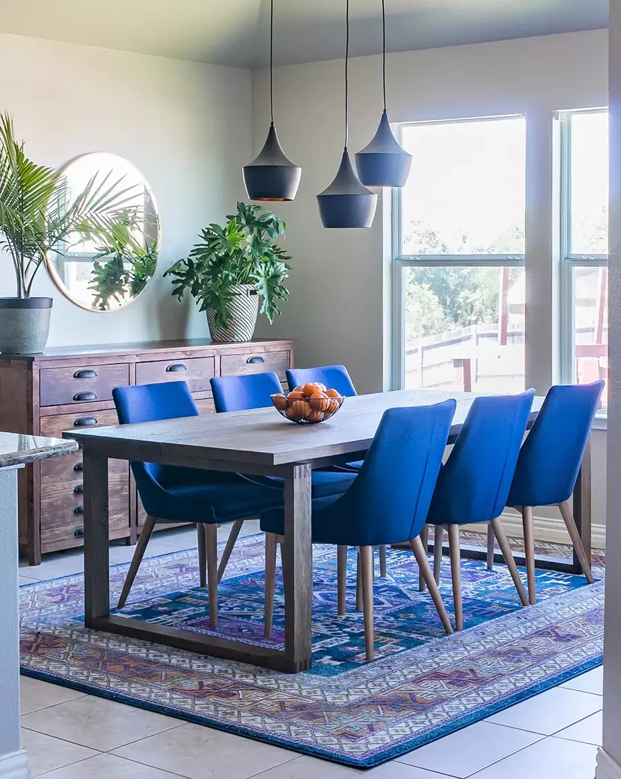 40 Stunning Blue Dining Room Ideas That Will Transform Your Space 18 No Paint Necessary