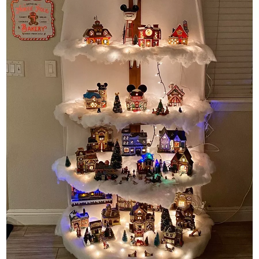 20 Magical Christmas Village Display Ideas That Will Transform Your Home Into a Winter Wonderland 14 Nontraditional Village