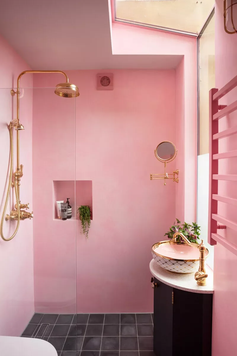 40 Stunning Pink Bathroom Ideas That Balance Playfulness with Elegance 35 Note Pink Can Be Serene