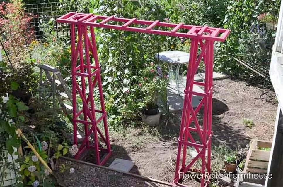 13 Beautiful DIY Garden Arch Projects to Transform Your Outdoor Space Obelisk Garden Arch