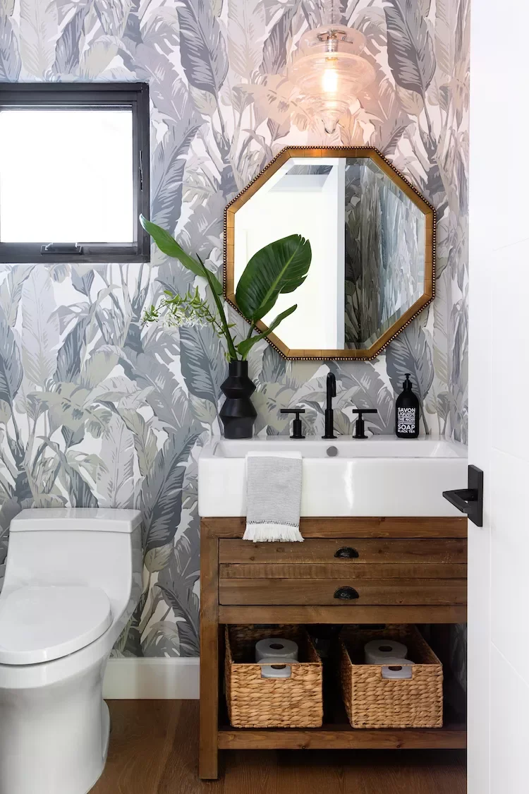 25 Bathroom Mirror Ideas That Make Any Space Feel Massive Octagonal Mirror