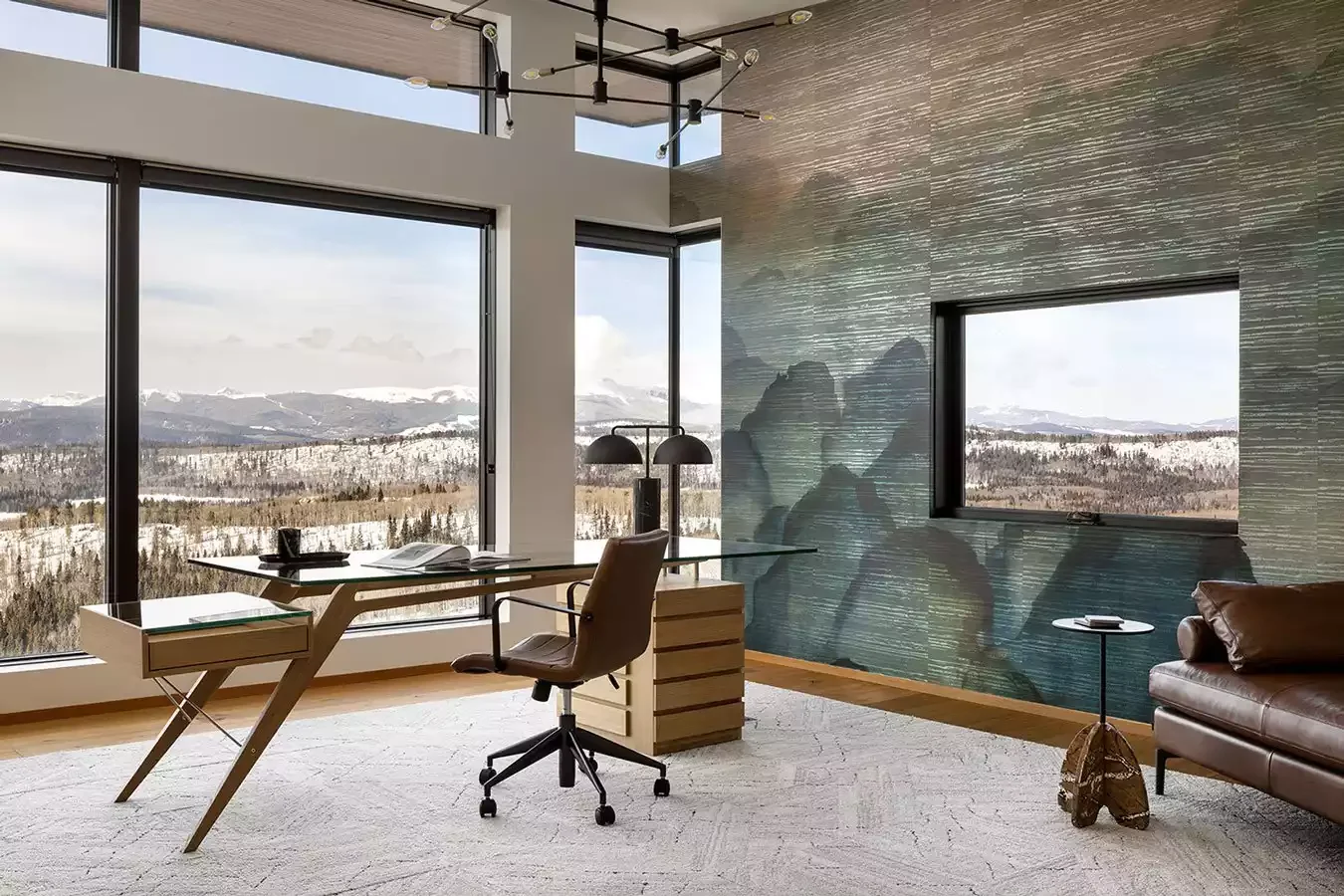 70 Creative Home Office Ideas to Design Your Perfect Workspace Office Accent Wall