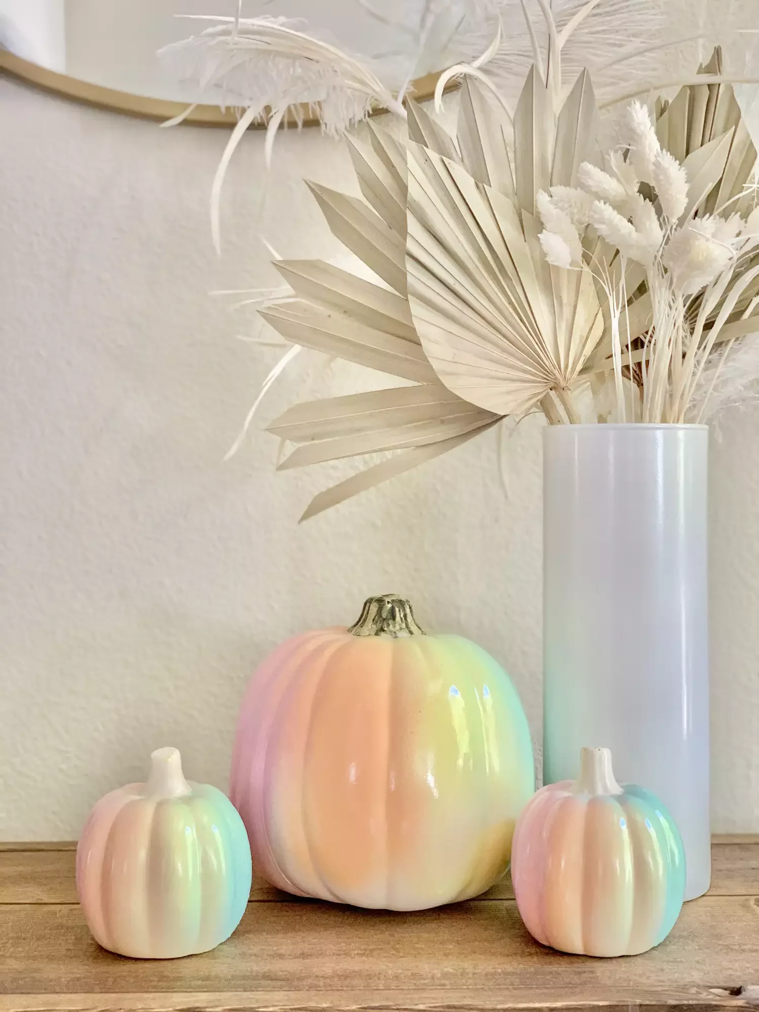 72 Budget-Friendly DIY Home Decor Ideas for Every Skill Level Ombre Rainbow Pumpkins