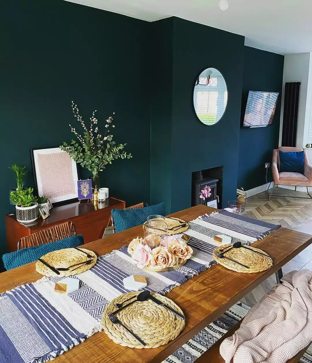 30 Green Living Room Ideas That Create Natural Serenity Indoors 8 Open Concept
