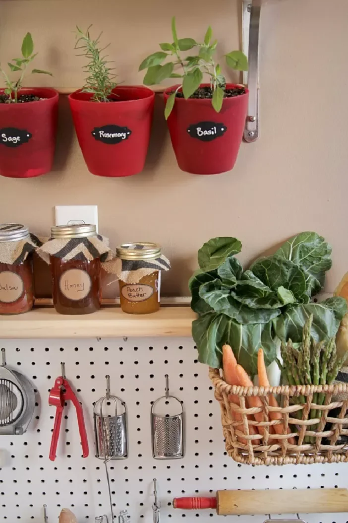 24 Creative Pegboard Organization Ideas That Will Transform Every Space in Your Home Open Pantry DIY