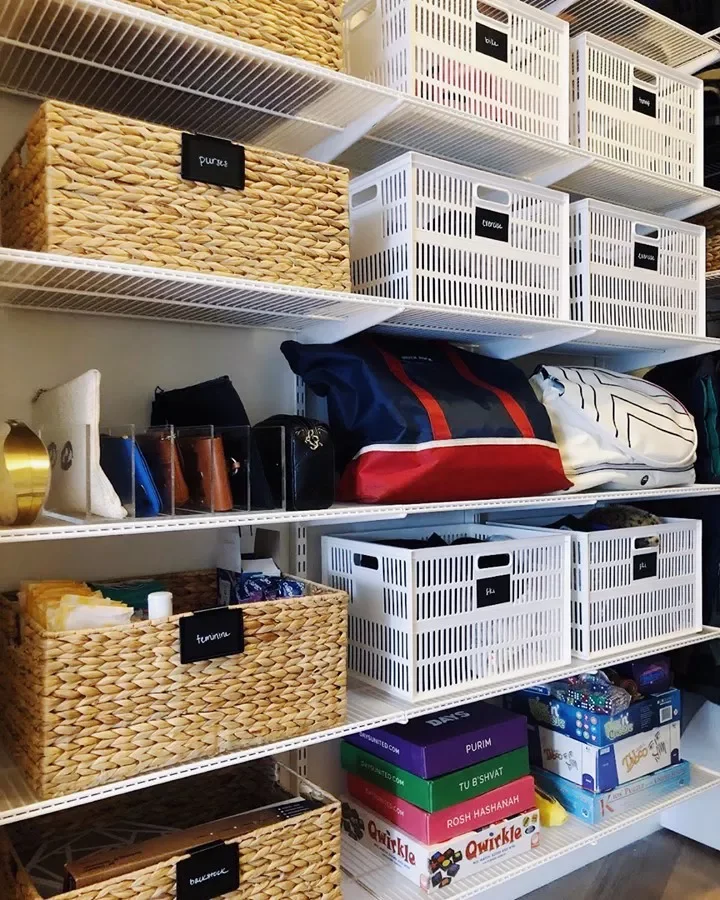 20 Brilliant Garage Shoe Storage Solutions That Actually Work Open-Top Plastic Bins
