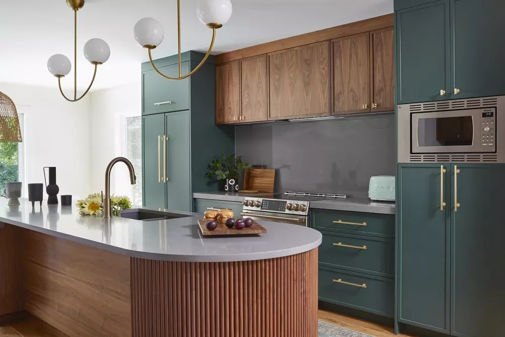 37 Stunning Green Kitchen Cabinet Ideas That Will Transform Your Space Opt for Emerald Green