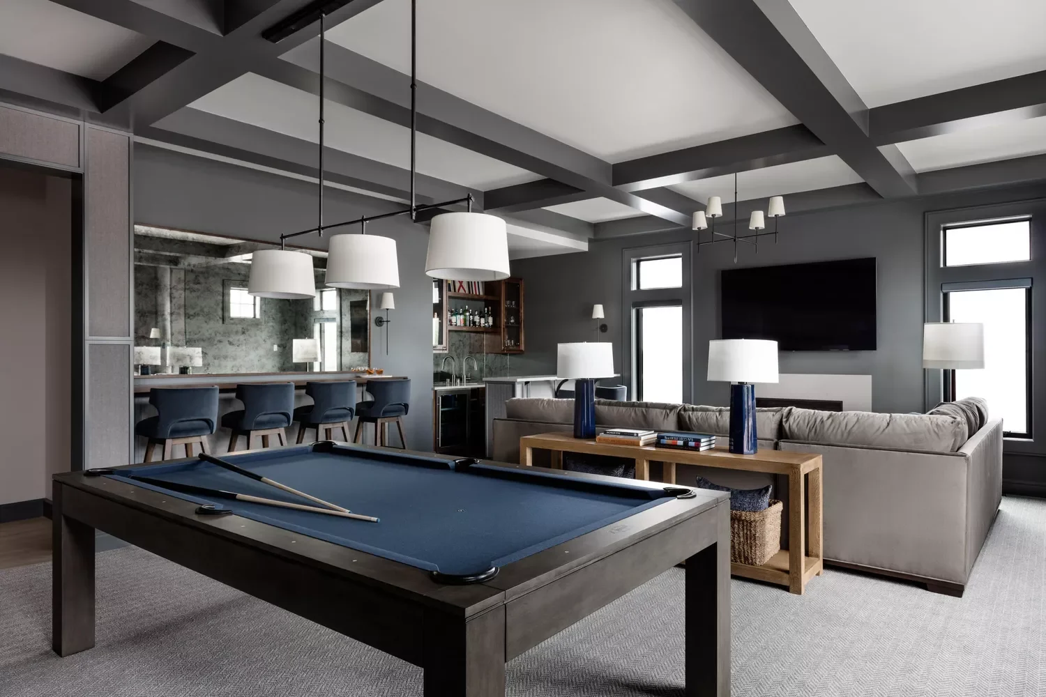 38 Stunning Ceiling Beam Ideas to Transform Your Home 29 Opt for Painted Beams