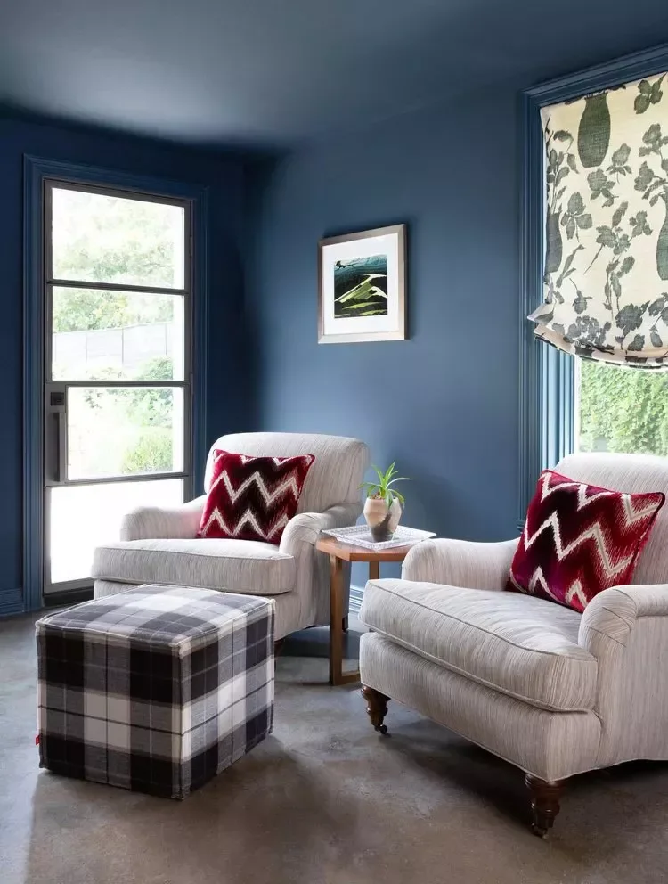 30 Dark and Dramatic Living Rooms That Will Transform Your Space Opt for a Medium Blue