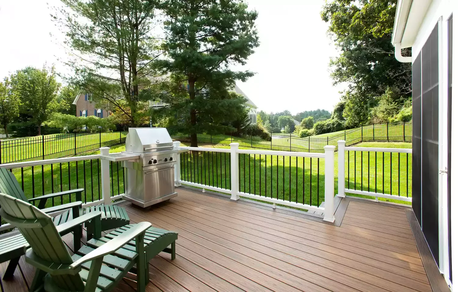 15 Surprising Deck Color Ideas That'll Transform Your Outdoor Space 14 Opt for a Monochrome Design