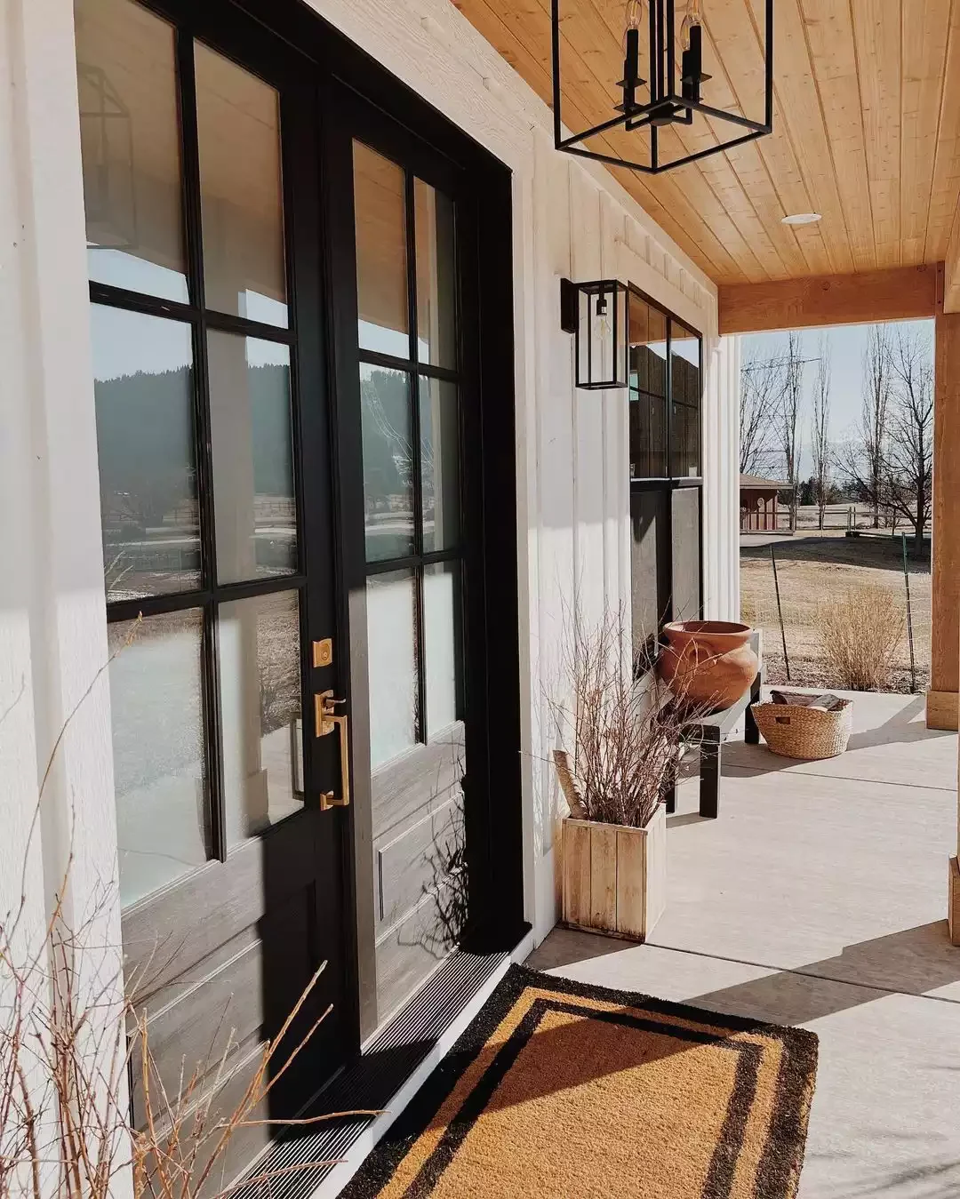 25 Budget-Friendly Porch Ceiling Ideas That'll Transform Your Outdoor Space 10 Opt for a New Wood Stain