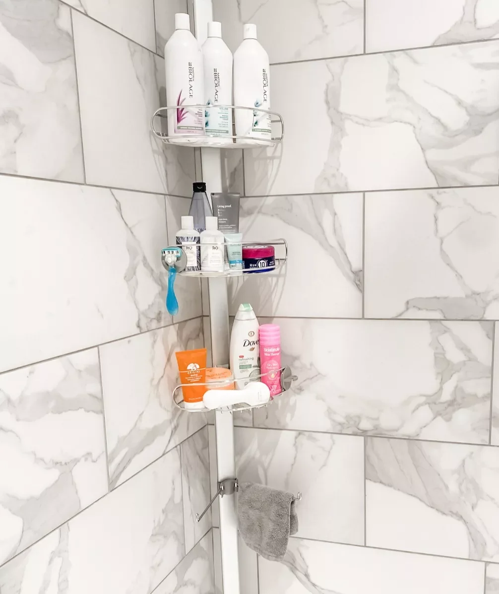 30 Budget-Friendly Organization Hacks That Will Transform Your Home Opt for a Shower Caddy
