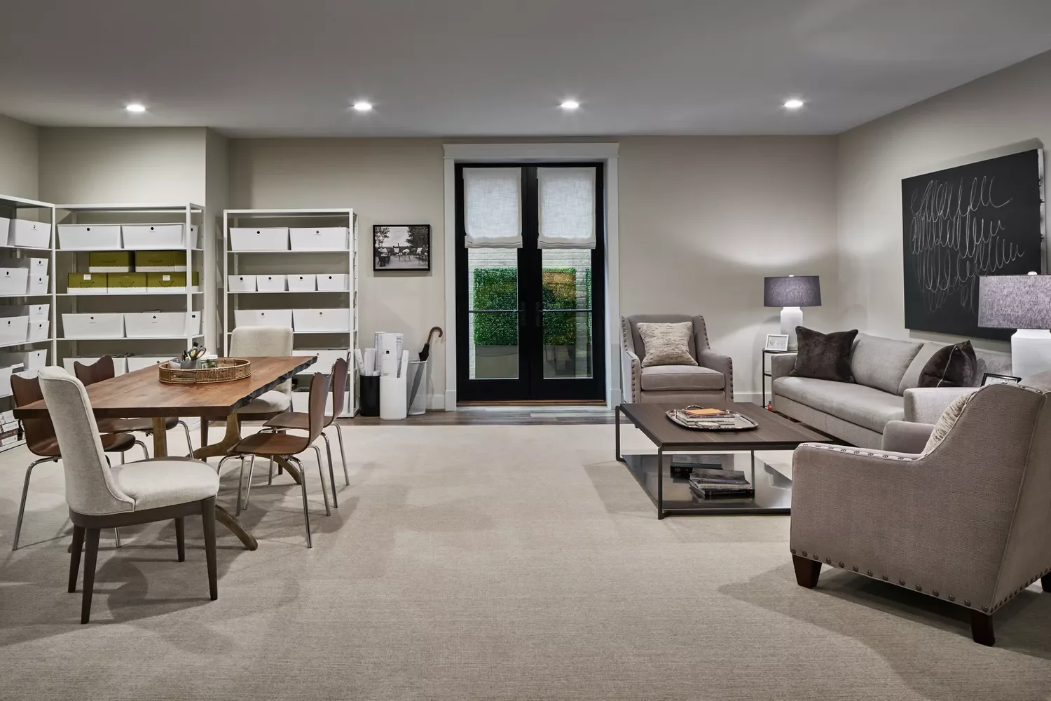 16 Inspiring Basement Office Ideas to Transform Your Underground Space Opt for a Sofa or Armchair