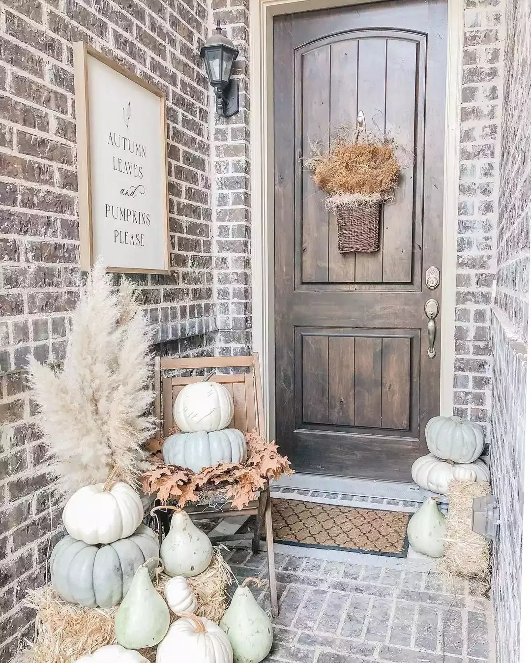 41 Beautiful Fall Outdoor Decorating Ideas to Transform Your Space This Season 15 Opt for an All-Neutral Palette
