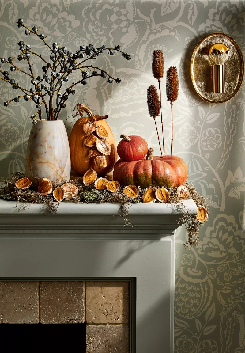 48 Fall Mantel Decorating Ideas For Seasonal Style 34 Organic Beauty