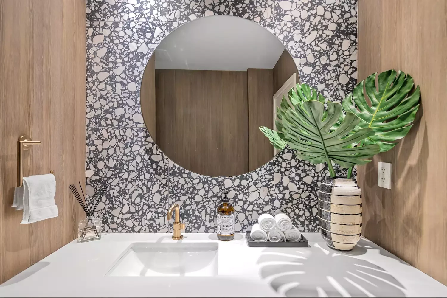 32 Powder Room Design Ideas That Turn Your Small Space Into a Style Statement Organic Modern Half Bath