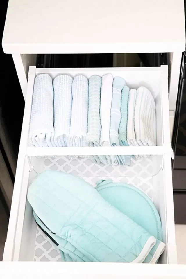 58 Smart Kitchen Organization Ideas That Will Transform Your Space Into a Clutter-Free Haven Organize Dish Towels