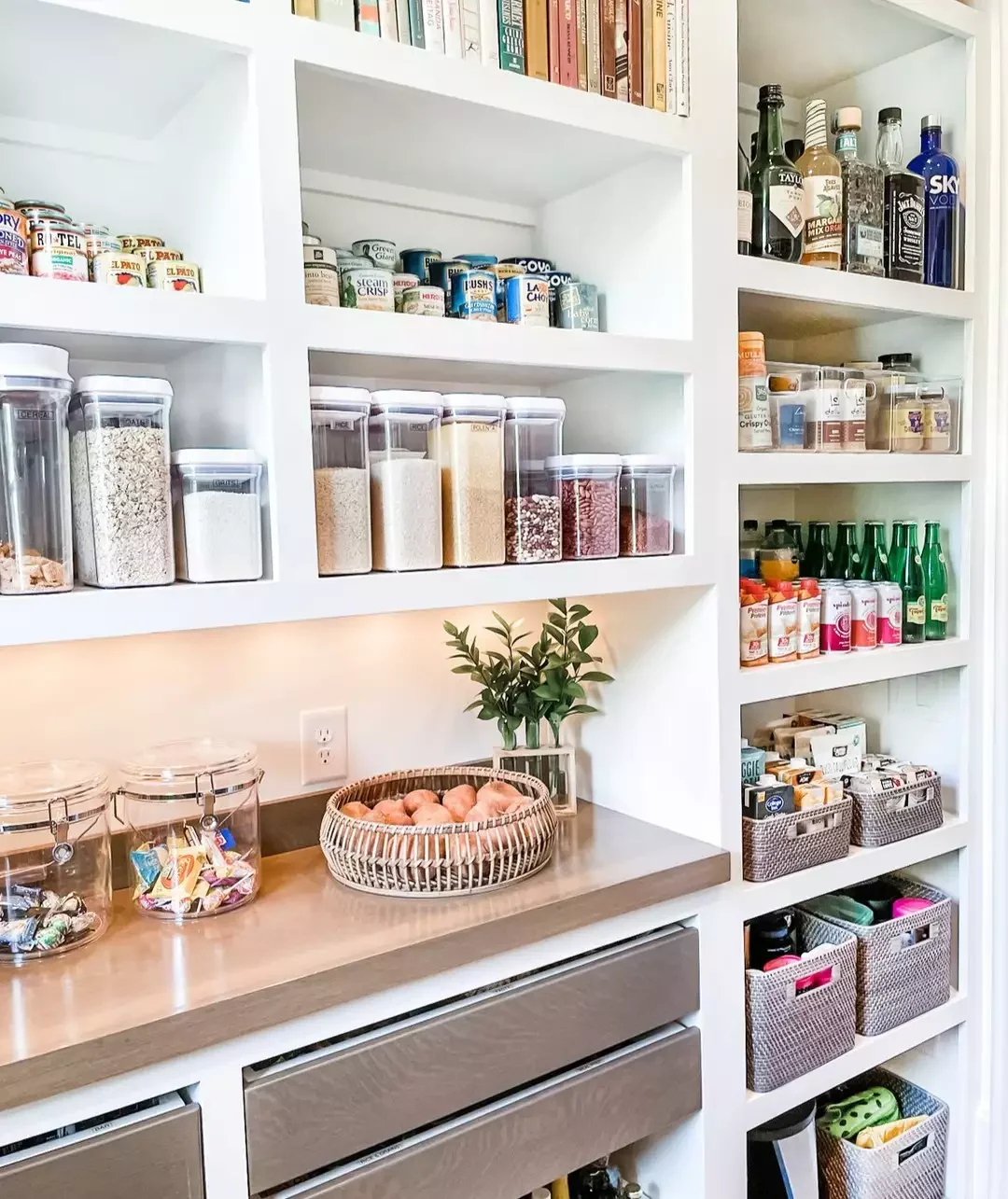 18 Brilliant Canned Food Organization Ideas That Transform Your Kitchen Storage Organize Open Shelving
